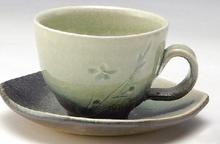 花小紋コーヒー碗皿