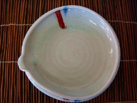 信楽焼　湖水盛鉢