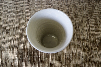白水晶ビアカップ
